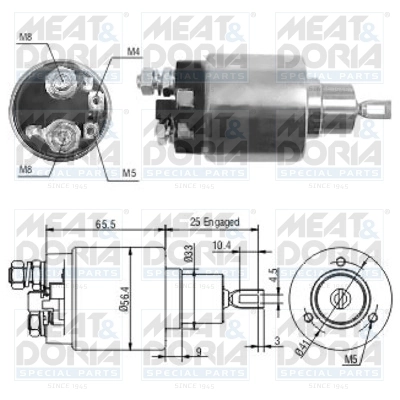 Solenoid Switch, starter